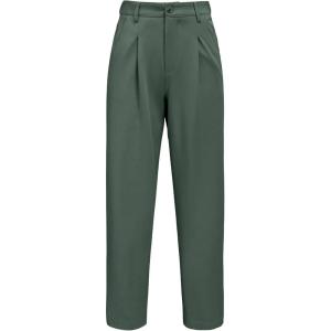 Arach&Cloz Women’s Stretch Wrinkle-Free Comfort Ankle Work Pants Fall 2025(Army Green)