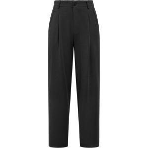 Arach&Cloz Women’s Stretch Wrinkle-Free Comfort Ankle Work Pants Fall 2025(Black)