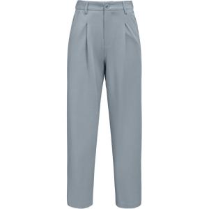 Arach&Cloz Women’s Stretch Wrinkle-Free Comfort Ankle Work Pants Fall 2025(Light Grey)