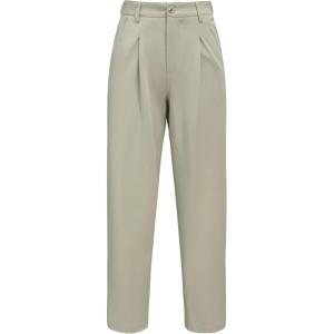 Arach&Cloz Women’s Stretch Wrinkle-Free Comfort Ankle Work Pants Fall 2025(Light Khaki)