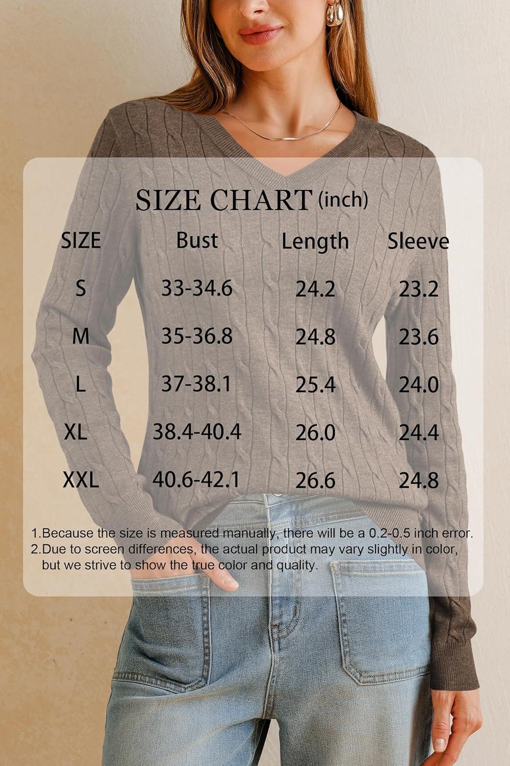imageArachampCloz Womens Wool Blend Spring Sweaters Business Casual OutfitsCablecoffee