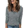 Striped Grey White