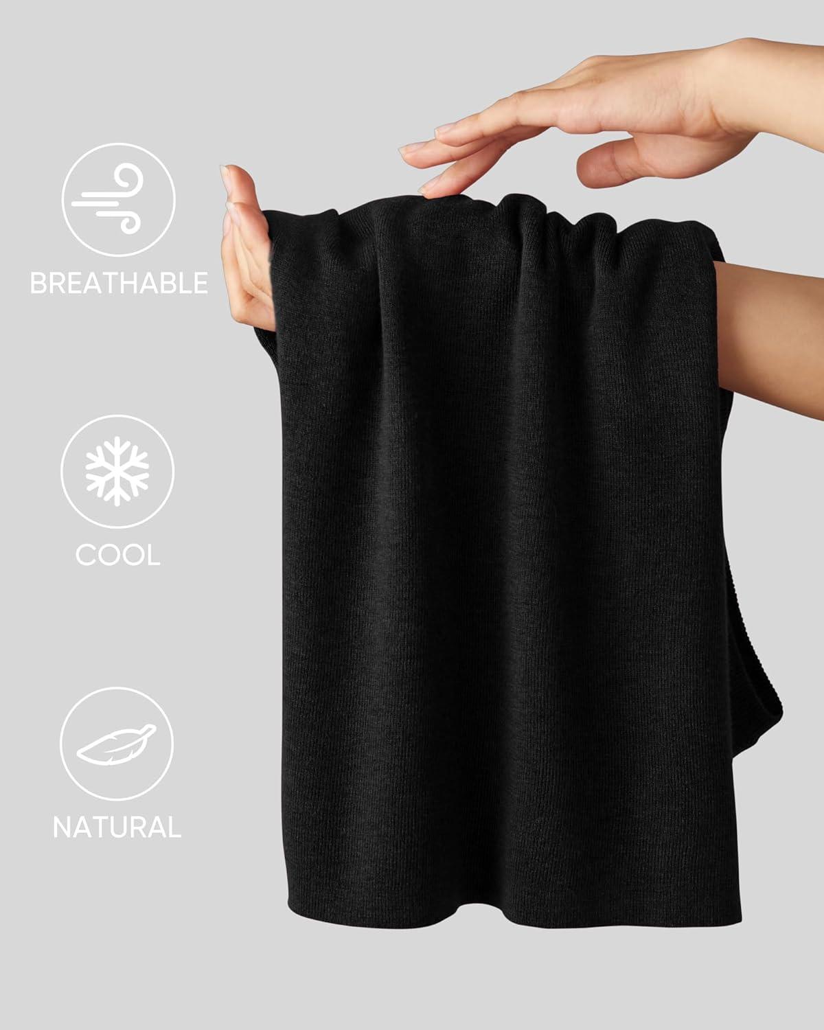 imageArachampCloz Womens Wool Blend Sweater Soft Turtleneck AllSeason Casual Tank 2026Black