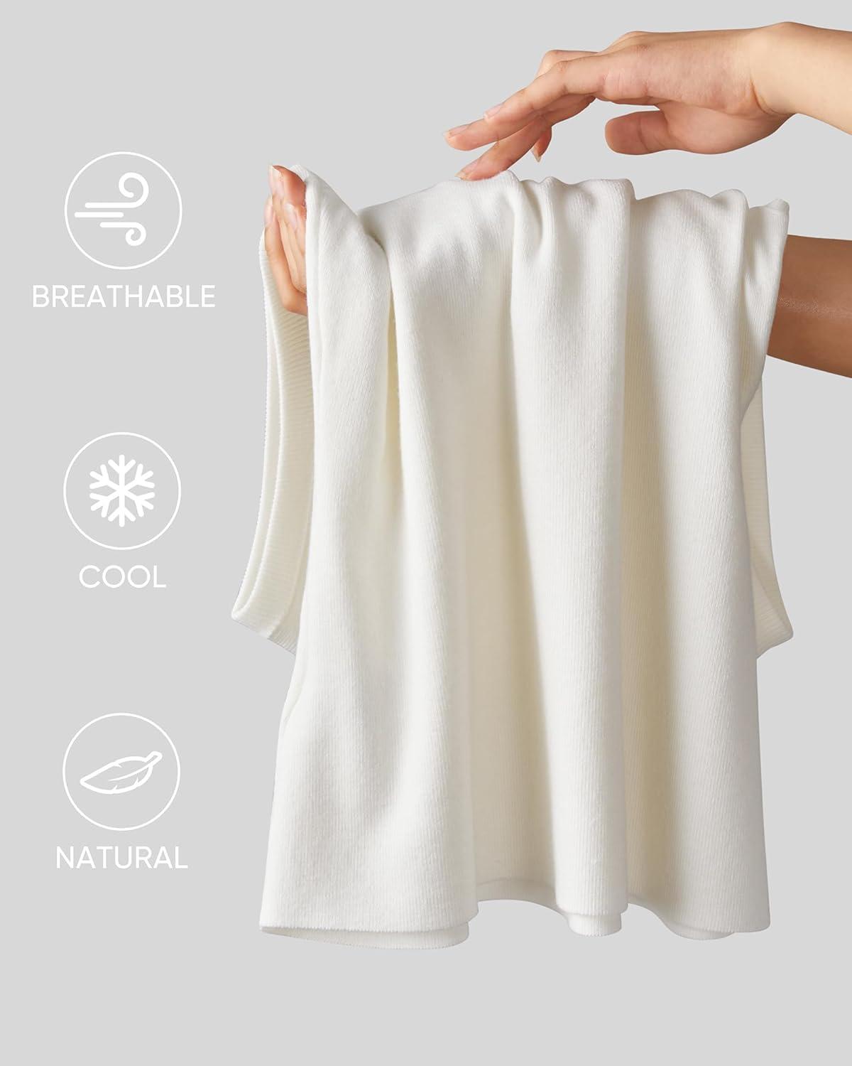 imageArachampCloz Womens Wool Blend Sweater Soft Turtleneck AllSeason Casual Tank 2026Offwhite