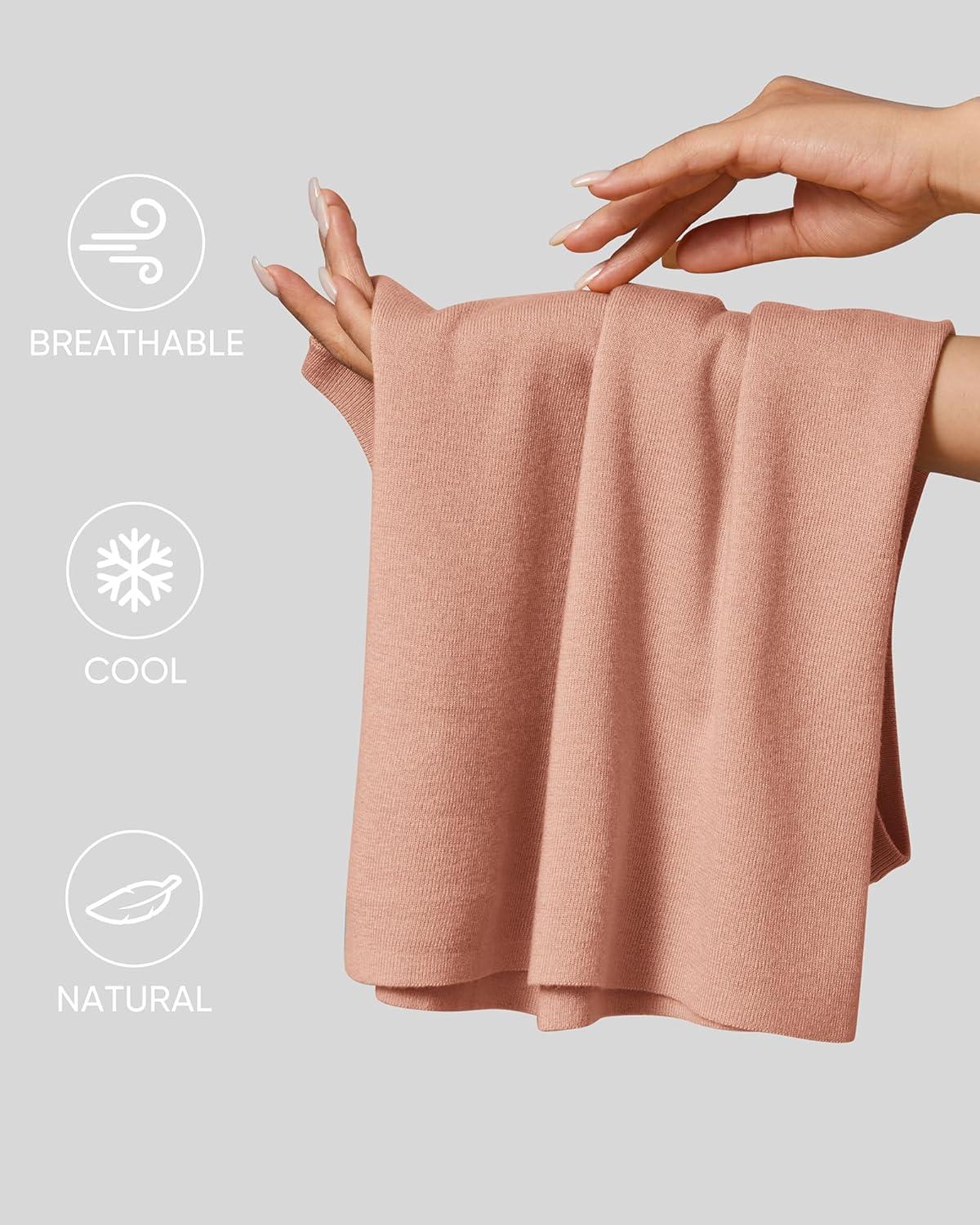 imageArachampCloz Womens Wool Blend Sweater Soft Turtleneck AllSeason Casual Tank 2026Pale Pink