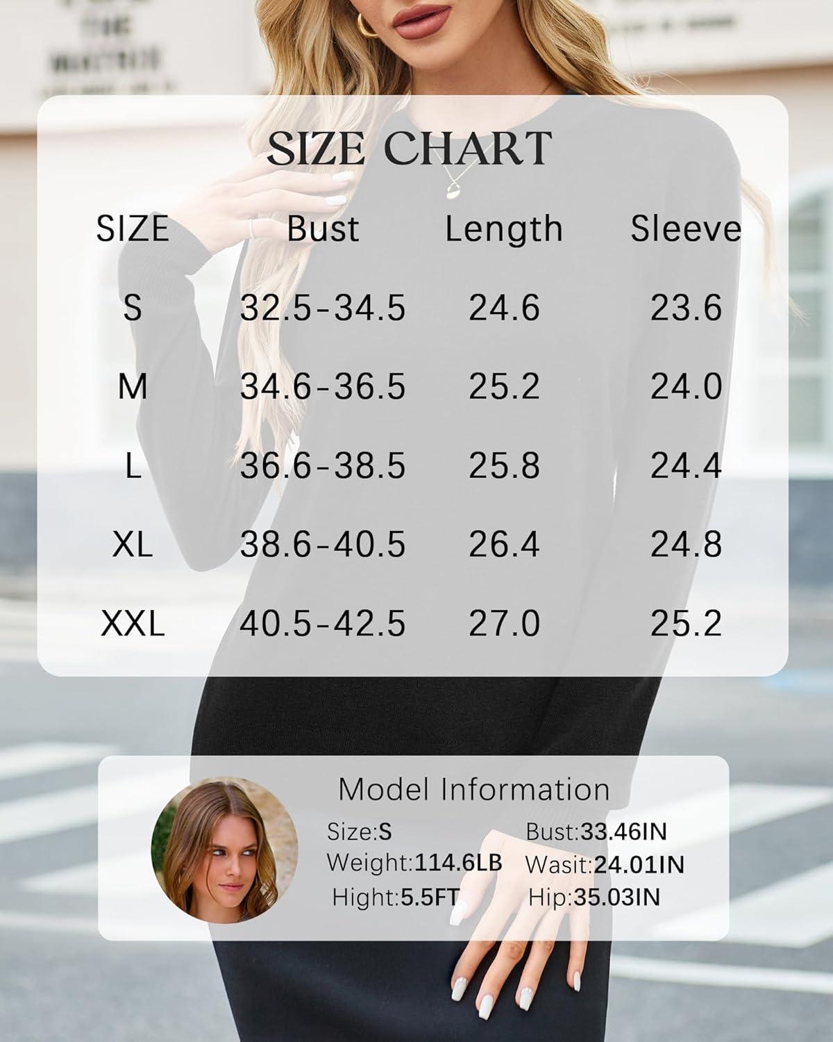 imageArachampCloz Womens Wool Blend Classic Crew Neck Casual Fall SweatersAblack