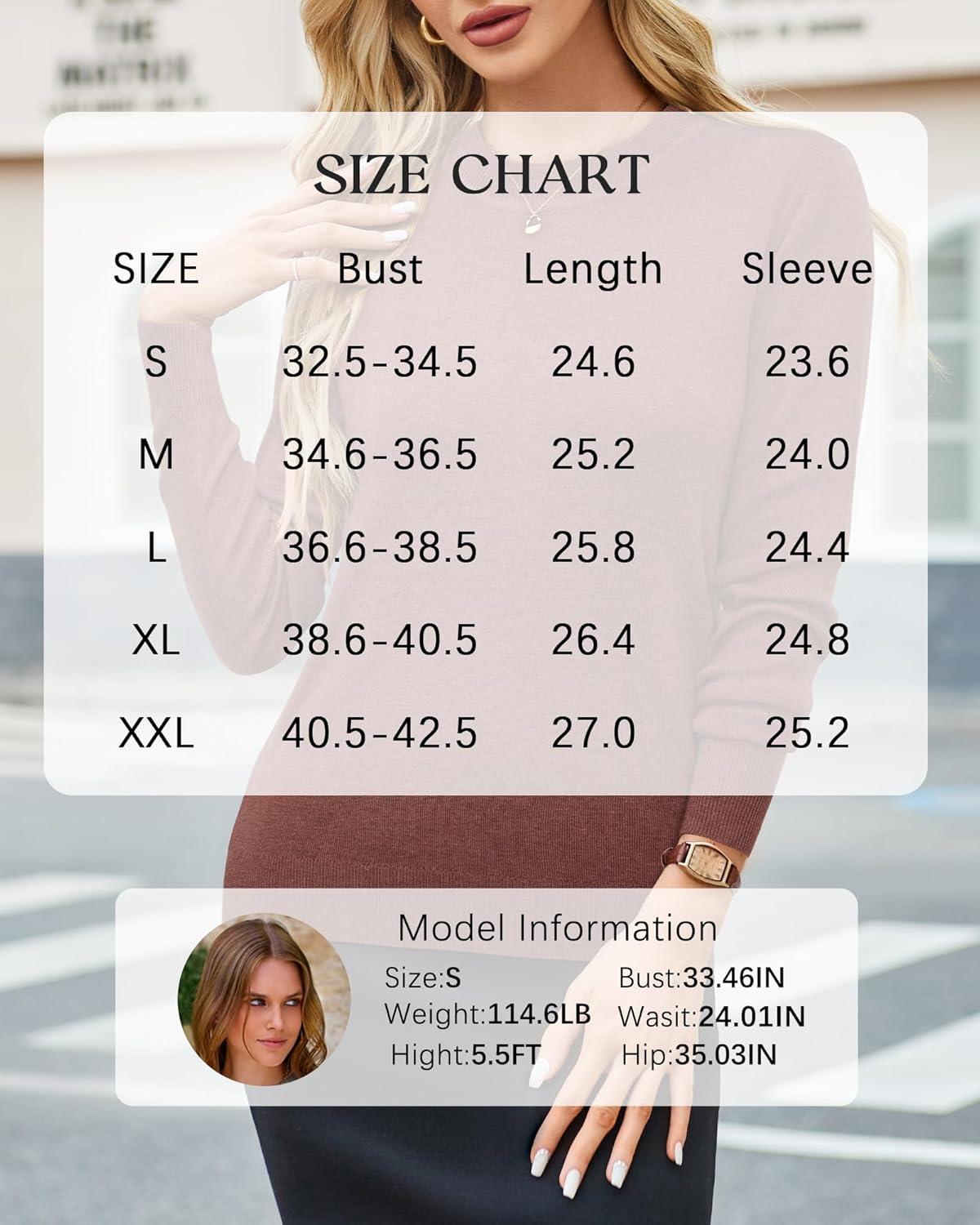 imageArachampCloz Womens Wool Blend Classic Crew Neck Casual Fall SweatersAmapleleaf Red
