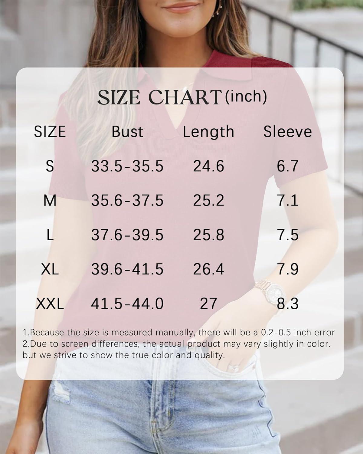imageArachampCloz Womens Wool Blend Knit Spring Summer Business Casual Lightweight Short Sleeve Sweater Pullover 2026Burgundy Red