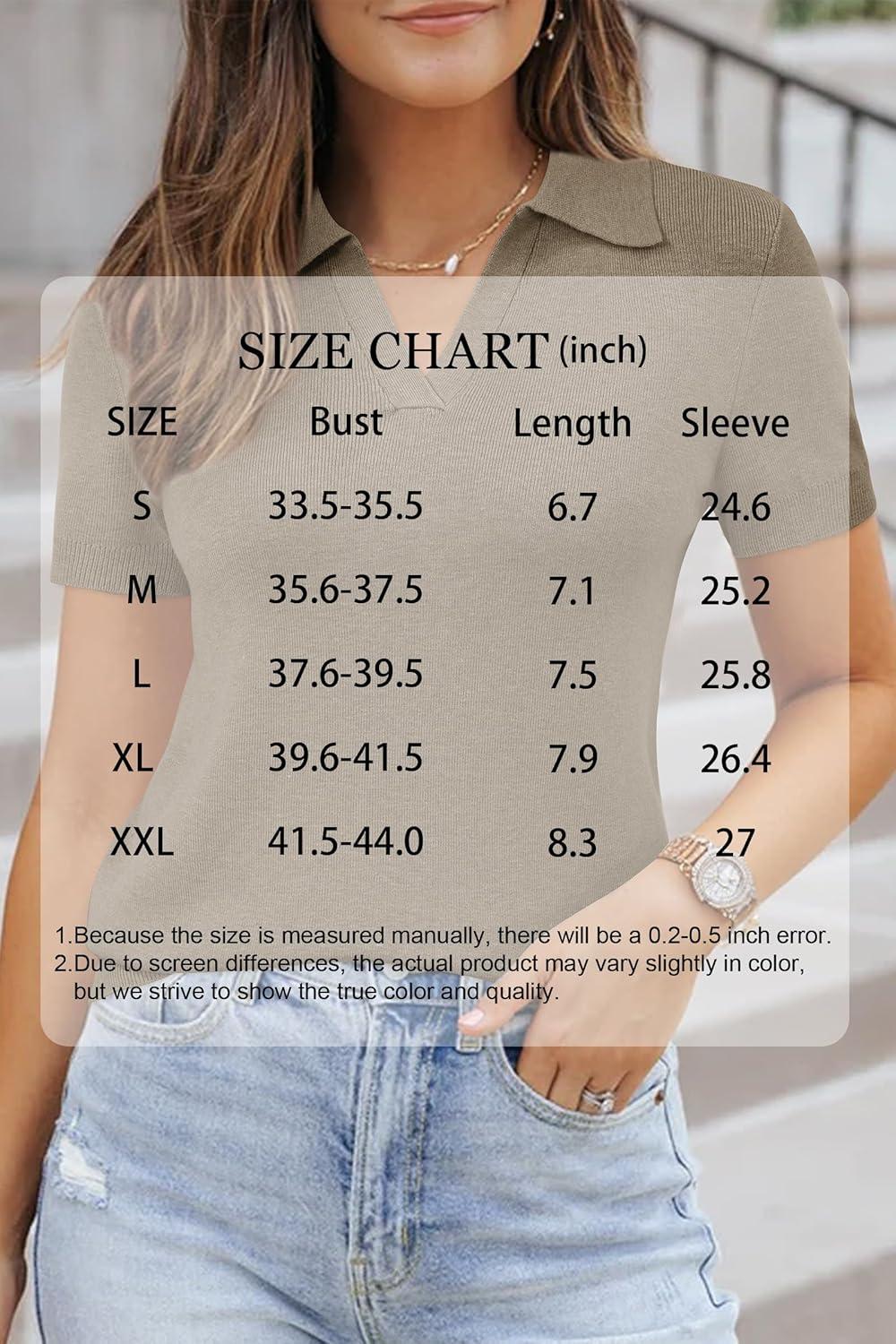 imageArachampCloz Womens Wool Blend Knit Spring Summer Business Casual Lightweight Short Sleeve Sweater Pullover 2026Khaki