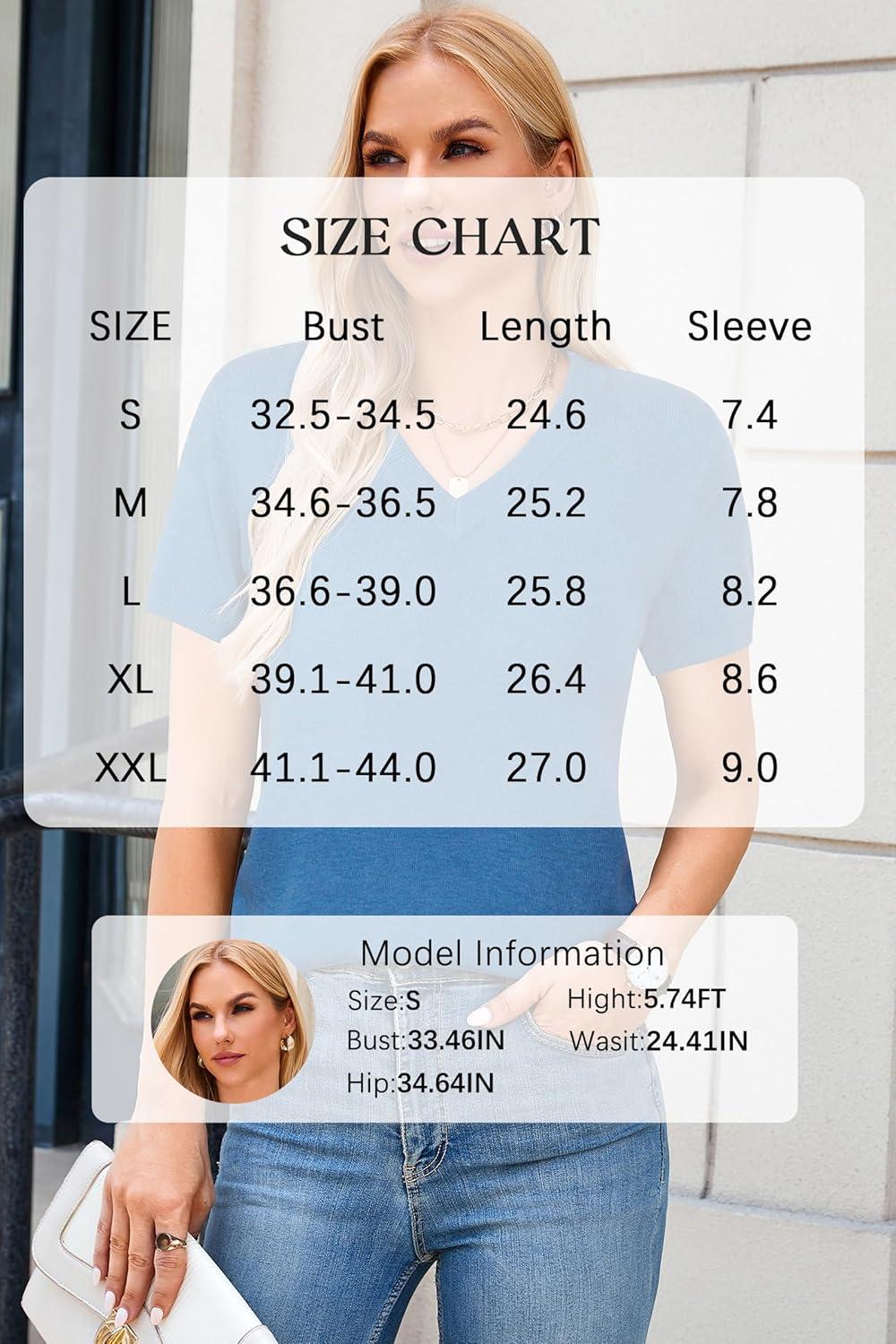 imageArachampCloz Womens Wool Blend Spring Summer Lightweight Business Casual Sweater Tops 2026Heather Blue