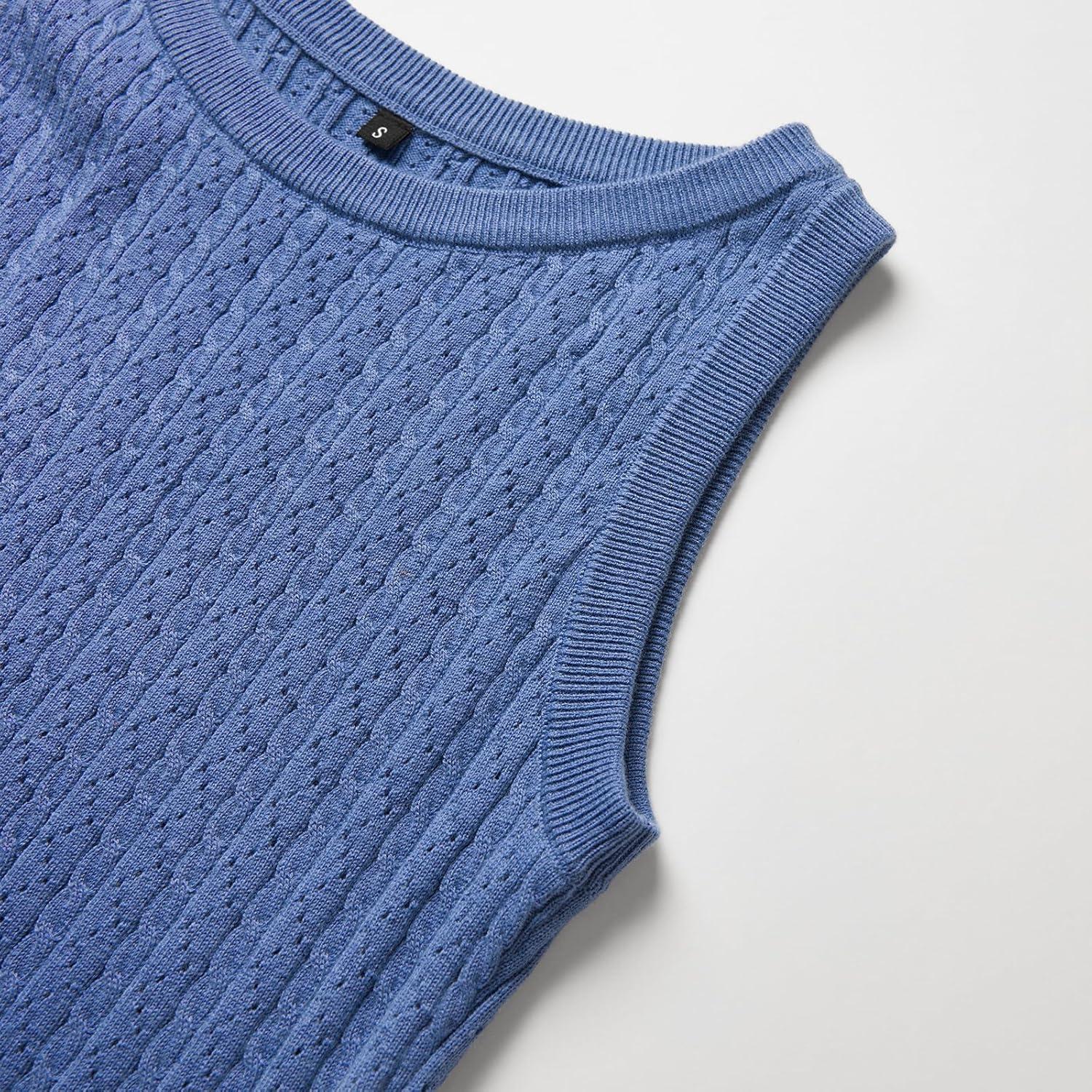 imageArachampCloz Womens Wool Blend Sweaters Non See Through AllSeason Business Casual Tank 2026Cblue
