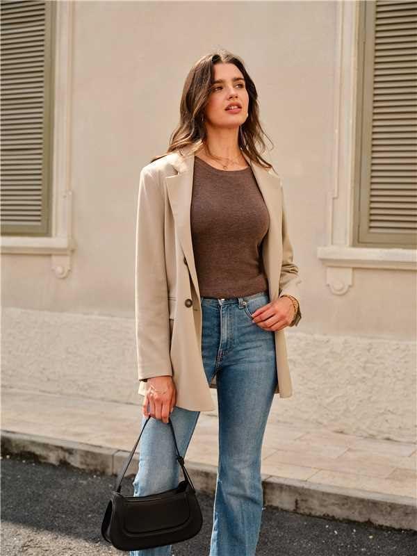 imageArachampCloz Womens Wool Blend Sweaters Non See Through AllSeason Business Casual Tank 2026Coffee