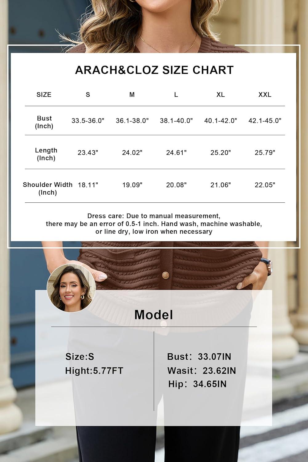 imageArachampCloz Women Cap Sleeve Sweater Vest 2025 Summer Crochet Button Down Knit Cardigan Loose Business Casual Tops TrendyCoffee