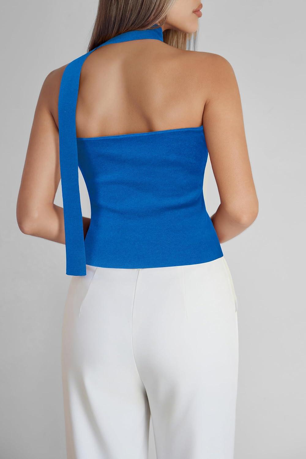 imageArachampCloz Womens Non See Through 2in1 Y2K Non Slip Fall Scarf Tube Top 2026Blue
