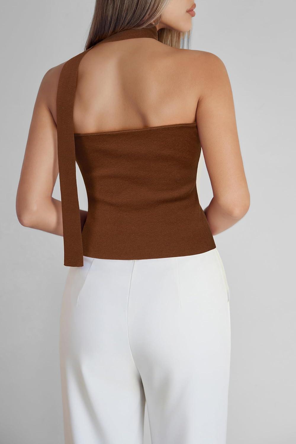 imageArachampCloz Womens Non See Through 2in1 Y2K Non Slip Fall Scarf Tube Top 2026Caramel