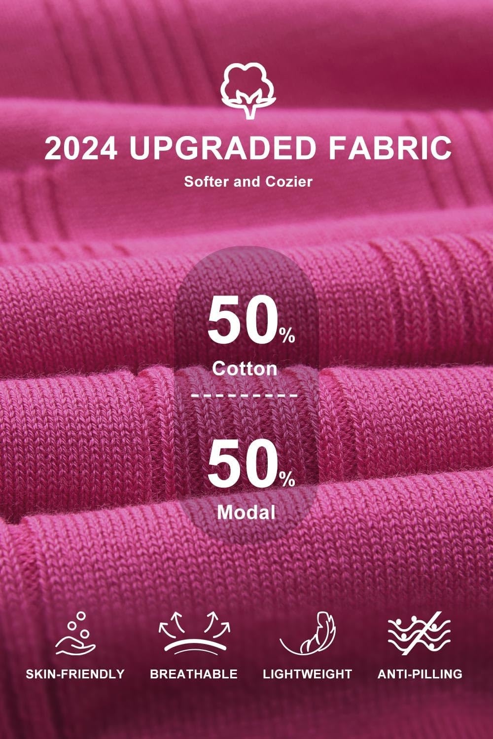 image:imageArachampCloz Womens Lightweight Blouse Short Sleeve Crew Neck Sweaters Business Casual Tops Spring Summer Outfits 2026Hot Pink