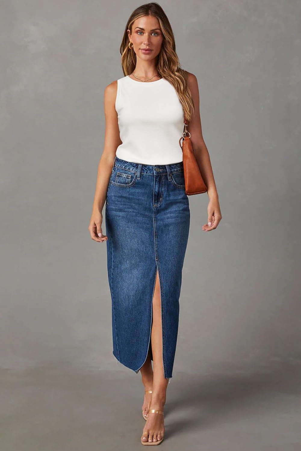 image:imageArachampCloz Womens Wool Blend Sweaters Non See Through Summer Business Casual Tank 2026Offwhite