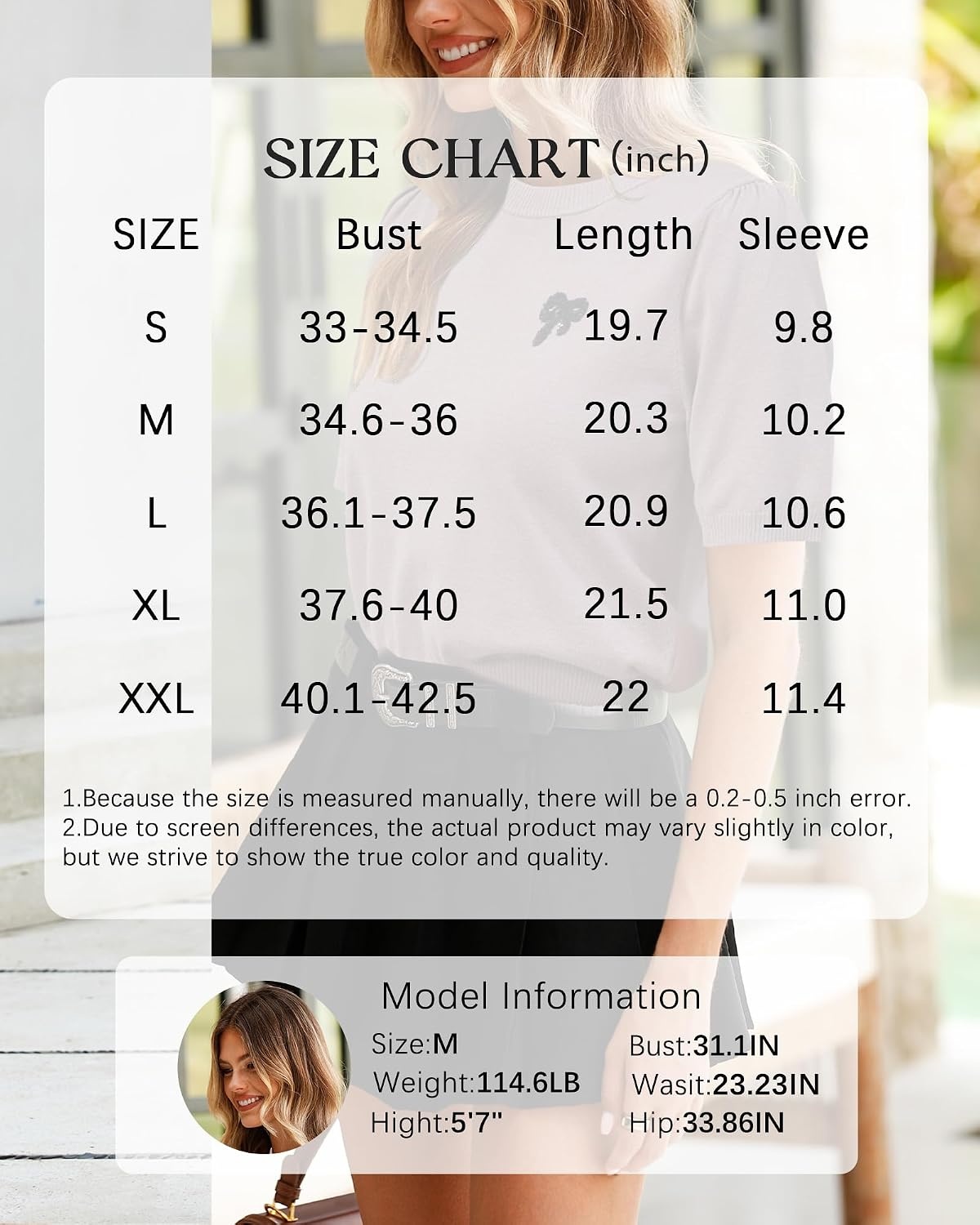 image:imageArachampCloz Womens Puff Short Sleeve Shirts 2025 Summer Crew Neck Sequin Cute Crop Tops Trendy Casual PulloverCoffee