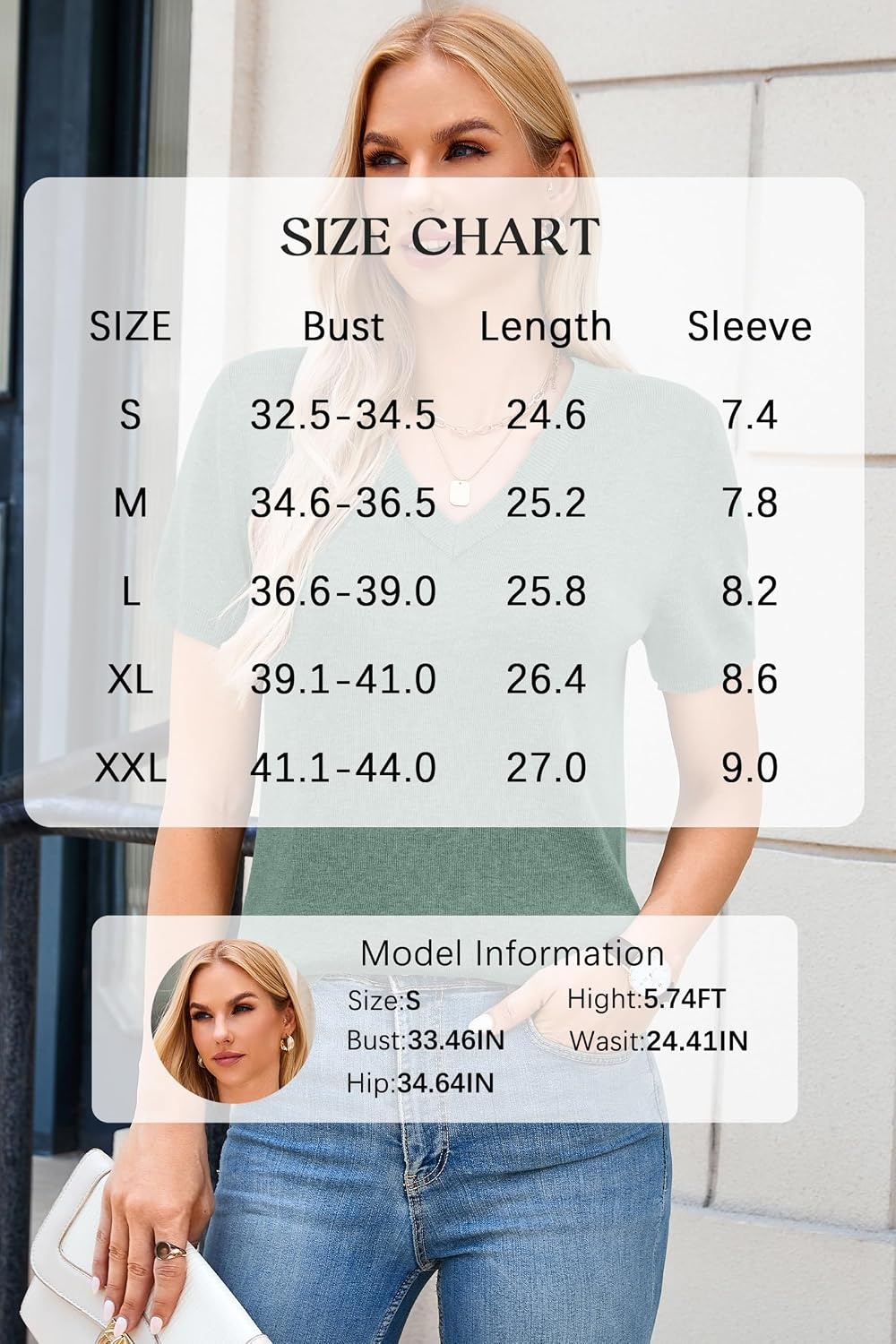 image:imageArachampCloz Womens Wool Blend Short Sleeve Summer Business Casual Sweater LightweightampSoft Fabric Breathable Top VNeck Regular Fit Office Wear Teacher Outfits Fall Capsule Wardrobe 2026Grey Green