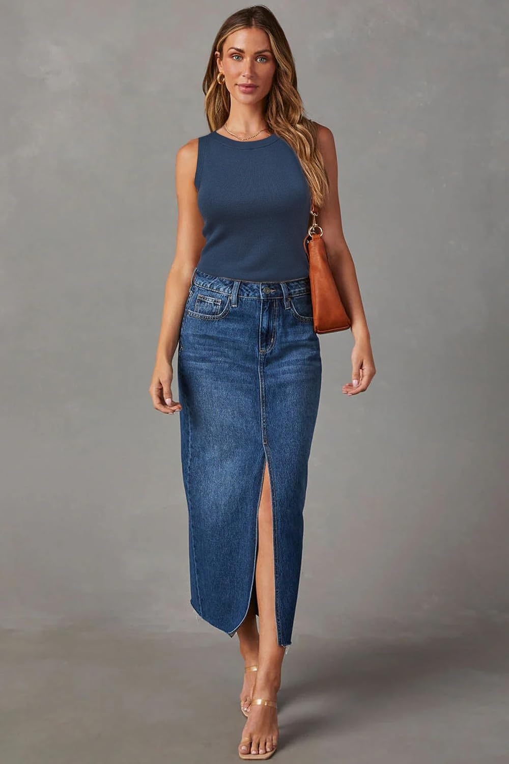 image:imageArachampCloz Womens Wool Blend Sleeveless All Season Business Casual Tank Soft Breathable Wool Blend Stretchy lightweight Sleeveless Business Casual Work Outfit Spring Summer Fall Clothes Wear 2026Dark Blue