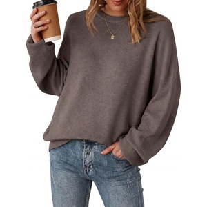 Arach&Cloz Women’s Wool Blend Oversized Sweaters Fall Fashion Outfits 2026 | Long Sleeve, Anti-pilling, Wrinkle-Resistant, Business Casual, Work Top, Teacher Outfits, Fashion 2026(Coffee)