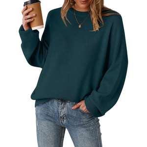 Arach&Cloz Women’s Wool Blend Oversized Sweaters Fall Fashion Outfits 2026 | Long Sleeve, Anti-pilling, Wrinkle-Resistant, Business Casual, Work Top, Teacher Outfits, Fashion 2026(Dark Green)