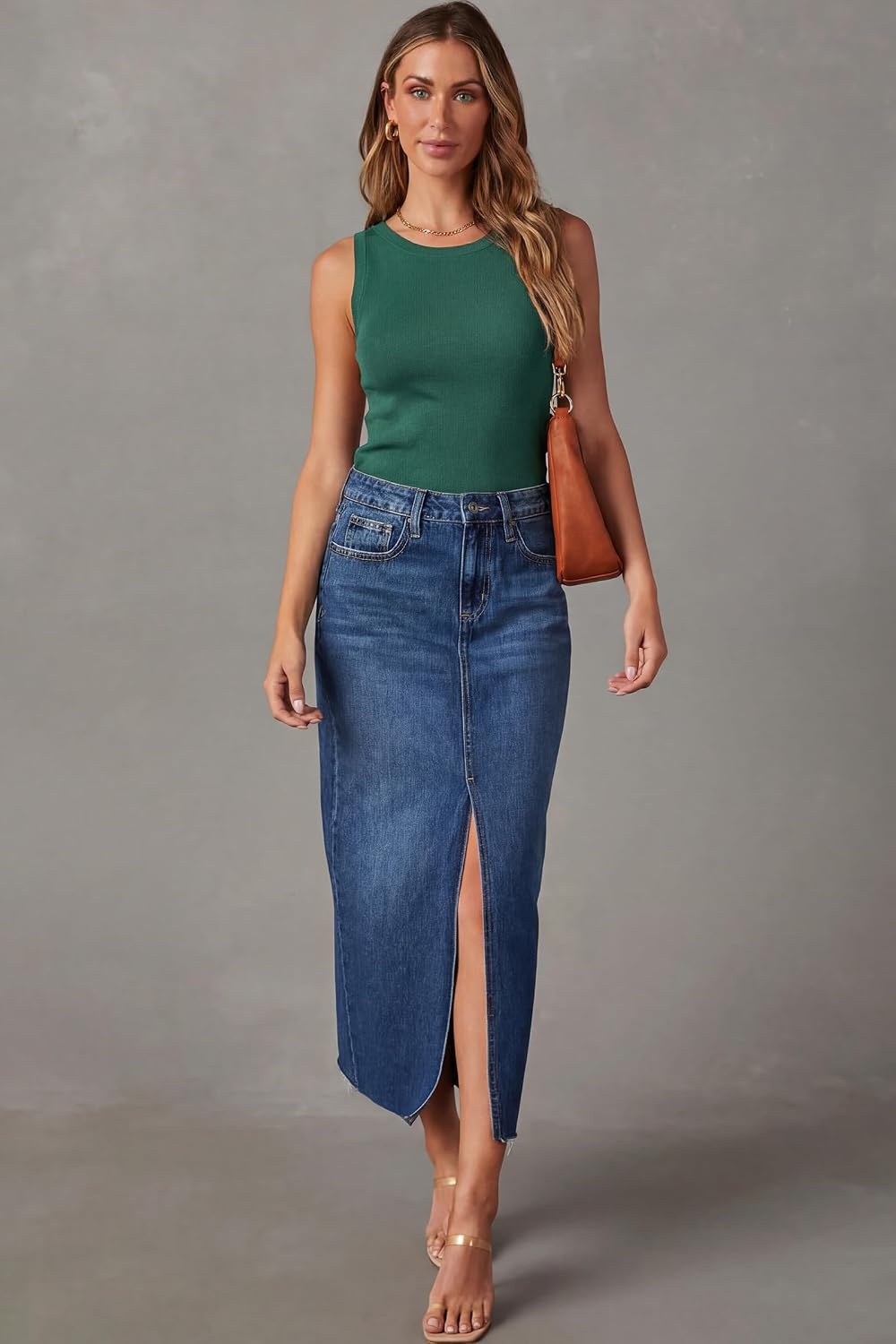 image:imageArachampCloz Womens Wool Blend Sleeveless All Season Business Casual TankTeal