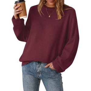 Arach&Cloz Women’s Wool Blend Oversized Sweaters Fall Fashion Outfits 2026(Burgundy)
